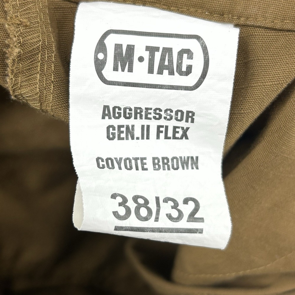 M TAC Aggressor Gen II Flex Cargo Pants Men Size 38x32 Brown Outdoor - Picture 5 of 10
